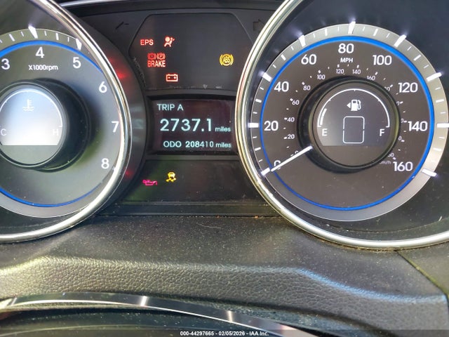 2012 Hyundai Sonata Gls მანქანა იყიდება აუქციონზე, vin: 5NPEB4AC2CH398089, აუქციონის ნომერი: 44297665