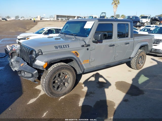 Jeep Gladiator Willys 4x4 2021 1C6HJTAG0ML555443 Image 2