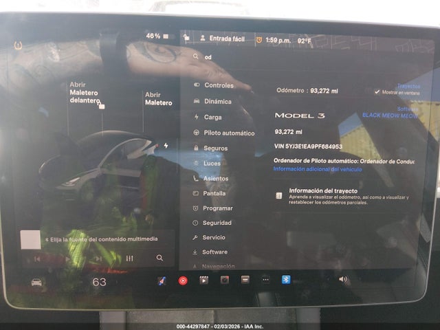 2023 TESLA MODEL 3 5YJ3E1EA9PF684953 Photo 6