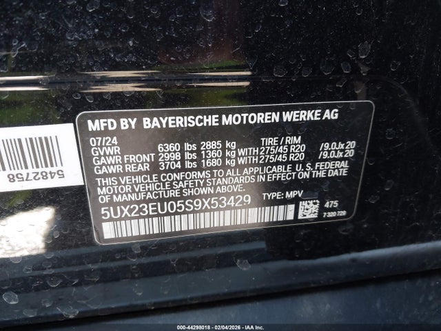 5UX23EU05S9X53429 BMW X5 Xdrive40i