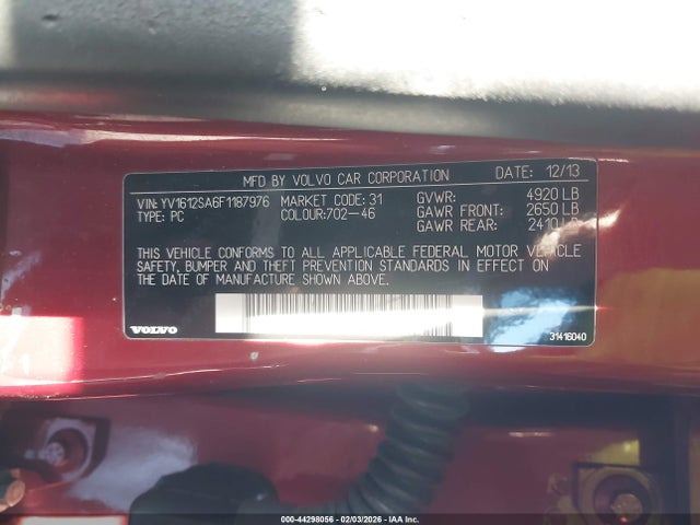 2015 VOLVO V60 YV1612SA6F1187976 Photo 8