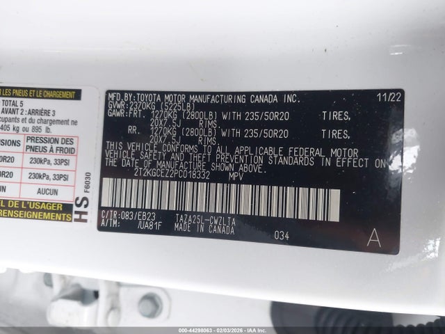 2023 LEXUS NX 350 2T2KGCEZ2PC018332 Photo 8