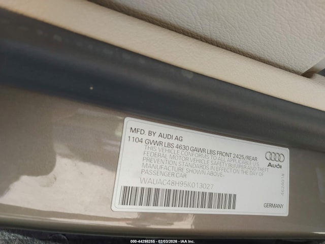 2005 AUDI A4 WAUAC48H95K013027 Photo 8