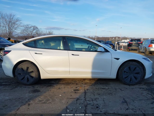 Auction sale of the 2025 Tesla Model 3 Long Range Rear-wheel Drive/standard Rear-wheel Drive, vin: 5YJ3E1EAXSF934323, lot number: 44298401