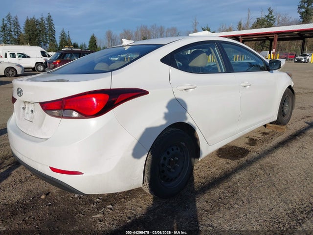 5NPDH4AE6GH772639 Hyundai ELANTRA SE