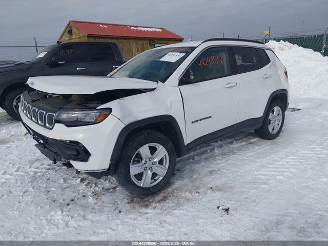 Продаж на аукціоні авто 2022 Jeep Compass Latitude 4x4, vin: 3C4NJDBB3NT152776, номер лоту: 44298556