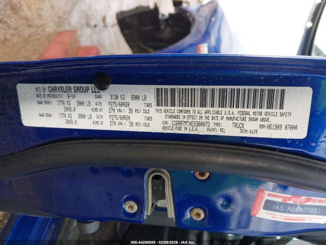 Продаж на аукціоні авто 2014 Ram 1500 Sport, vin: 1C6RR7MTXES380073, номер лоту: 44298589