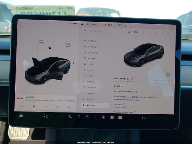 Aukcja sprzedaży 2021 Tesla Model 3 Standard Range Plus Rear-wheel Drive, vin: 5YJ3E1EA7MF848356, numer aukcji: 44298687