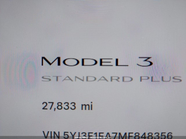 2021 TESLA MODEL 3 5YJ3E1EA7MF848356 Photo 6
