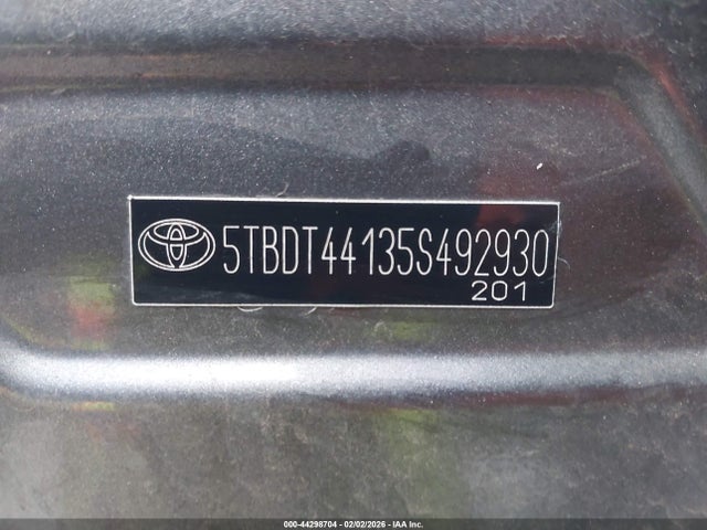 2005 TOYOTA TUNDRA 5TBDT44135S492930 Photo 8