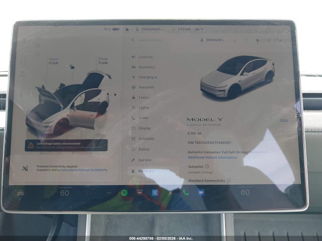 2026 TESLA MODEL Y 7SAYGDEDXTF440267 Photo 6