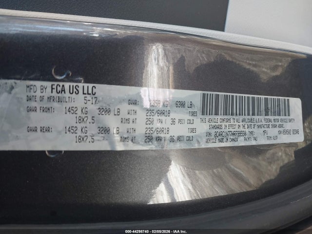 2017 CHRYSLER PACIFICA HYBRID 2C4RC1N77HR739930 Photo 8