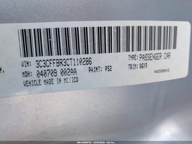 2012 FIAT 500 3C3CFFBR3CT110286 Photo 8