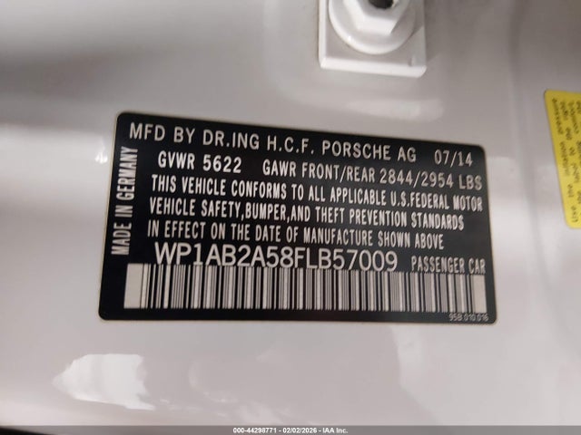 2015 PORSCHE MACAN WP1AB2A58FLB57009 Photo 8