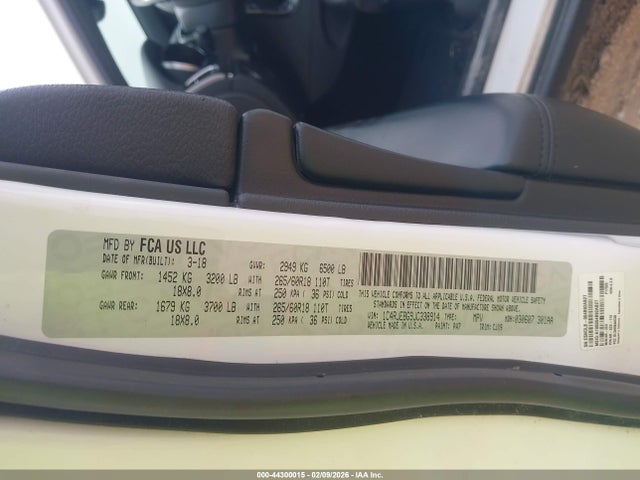 2018 JEEP GRAND CHEROKEE 1C4RJEBG9JC338914 Photo 8