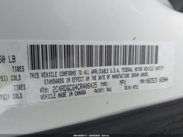 2012 DODGE GRAND CARAVAN 2C4RDGCG4CR406435 Photo 8