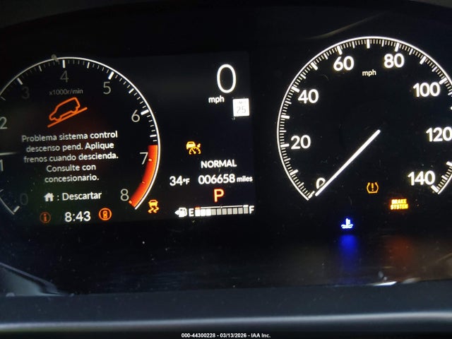 3CZRZ2H58SM754105 Honda Hr-v Awd Sport