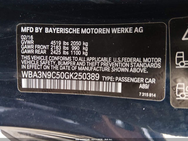 2016 BMW 428I WBA3N9C50GK250389 Photo 8