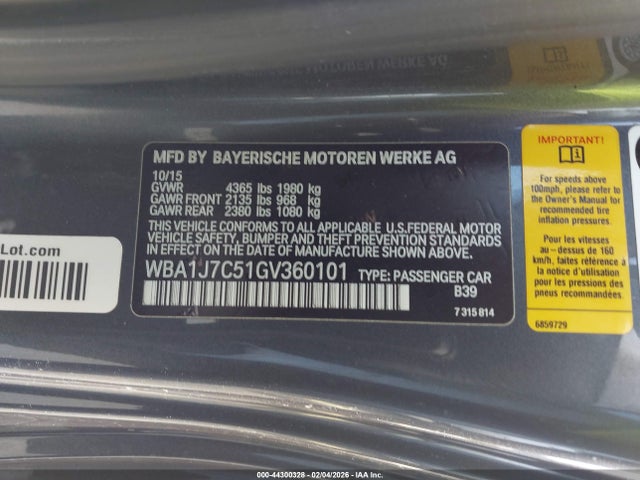 2016 BMW M235I WBA1J7C51GV360101 Photo 8