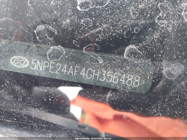 5NPE24AF4GH356488 Hyundai SONATA SE