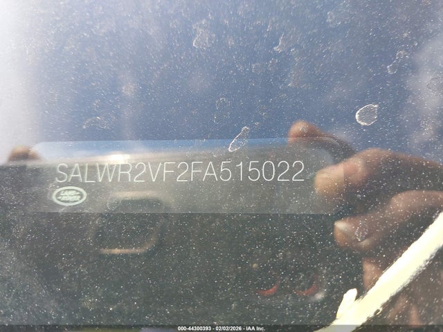 SALWR2VF2FA515022 Land Rover Range Rover Sport 3.0l V6 Supercharged Hse