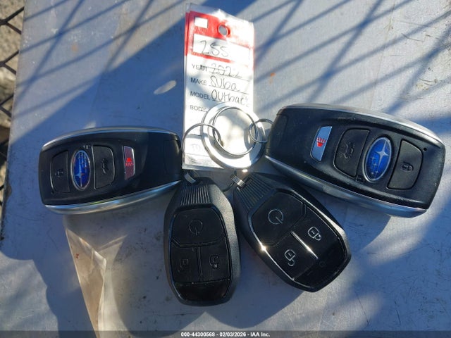 Aukcja sprzedaży 2022 Subaru Outback Limited, vin: 4S4BTANC2N3242492, numer aukcji: 44300568
