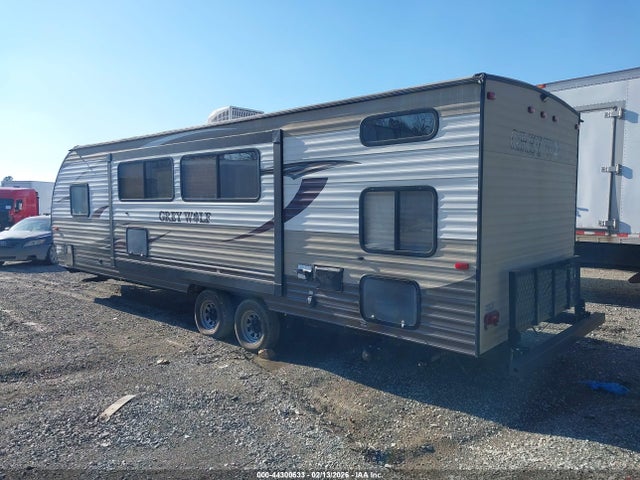 4X4TCKB24FK027806 Forest River Cherokee Grey Wolf 26dbh Travel Trailer