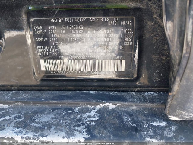 2010 SUBARU OUTBACK 4S4BRDKC8A2319001 Photo 8