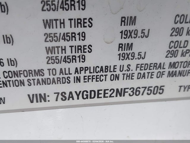 2022 TESLA MODEL Y 7SAYGDEE2NF367505 Photo 8