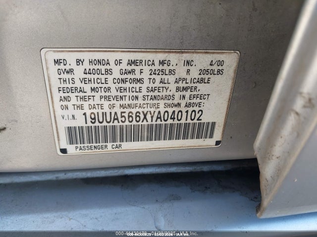 2000 ACURA TL 19UUA566XYA040102 Photo 8