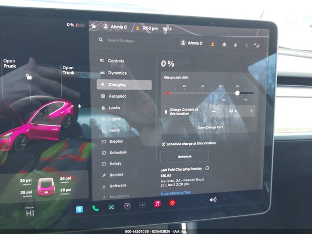 Продаж на аукціоні авто 2018 Tesla Model 3 Long Range/mid Range, vin: 5YJ3E1EA8JF154044, номер лоту: 44301055