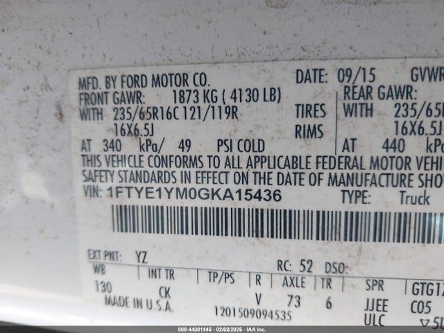 2016 FORD TRANSIT-150 1FTYE1YM0GKA15436 Photo 8