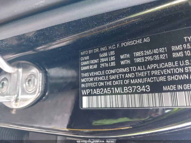 2021 PORSCHE MACAN WP1AB2A51MLB37343 Photo 8