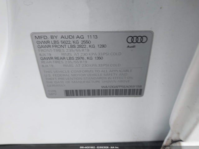 2014 AUDI Q5 WA1DGAFP5EA059158 Photo 8