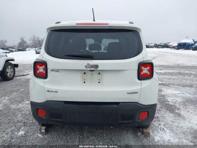 Продаж на аукціоні авто 2017 Jeep Renegade Latitude 4x4, vin: ZACCJBBB1HPE62187, номер лоту: 44301638