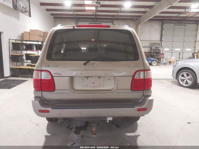 1999 Lexus Lx 470 მანქანა იყიდება აუქციონზე, vin: JT6HT00W3X0050469, აუქციონის ნომერი: 44301689
