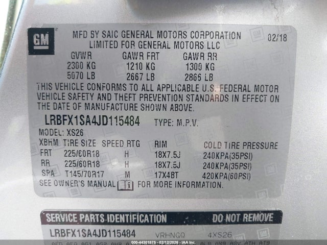 Buick Envision Essence 2018 LRBFX1SA4JD115484 Image 9