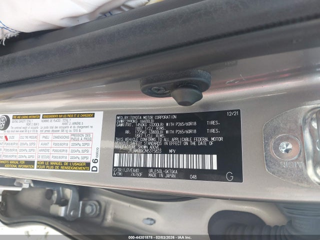 2022 LEXUS GX 460 JTJAM7BX2N5315823 Photo 8