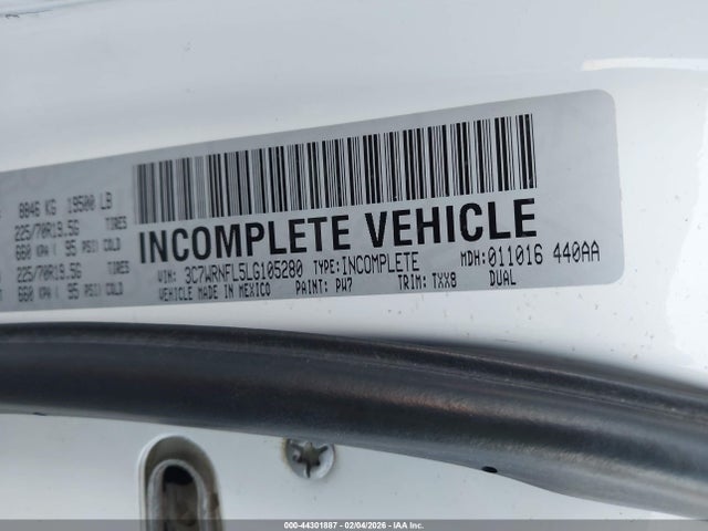 2020 RAM 5500 CHASSIS 3C7WRNFL5LG105280 Photo 8