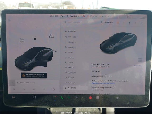 2021 Tesla Model 3 Performance Dual Motor All-wheel Drive მანქანა იყიდება აუქციონზე, vin: 5YJ3E1EC7MF093663, აუქციონის ნომერი: 44302028