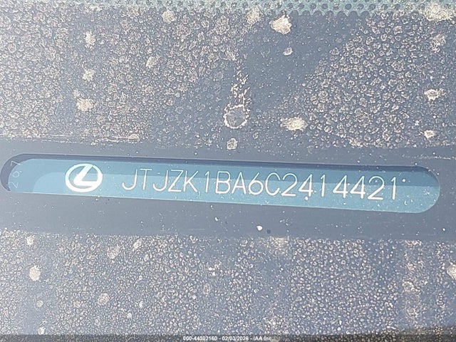 44302160 :رقم المزاد ، JTJZK1BA6C2414421 vin ، 2012 Lexus Rx 350 مزاد بيع