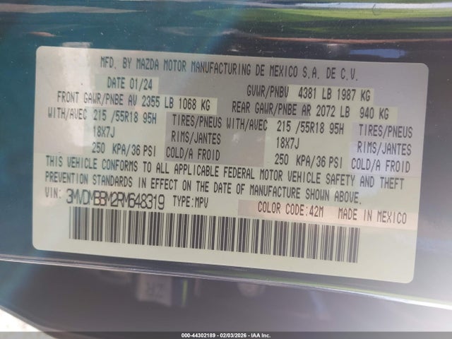 2024 MAZDA CX-30 3MVDMBBM2RM648319 Photo 8