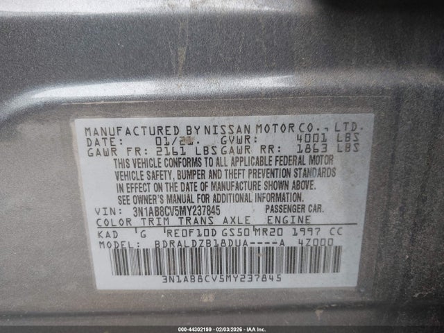 3N1AB8CV5MY237845 Nissan Sentra Sv Xtronic Cvt