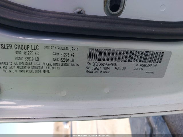 2015 CHRYSLER 300 2C3CCAAG7FH743091 Photo 8