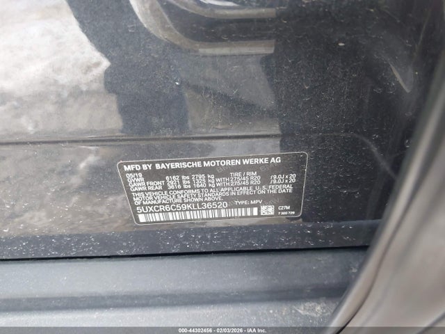 2019 BMW X5 5UXCR6C59KLL36520 Photo 8