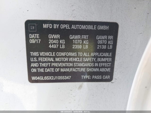 Buick Regal Sportback Preferred 2018 W04GL6SX2J1055347 Image 9