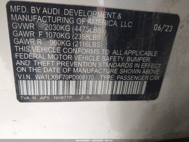 2023 AUDI Q7 WA1LCBF73PD005193 Photo 8