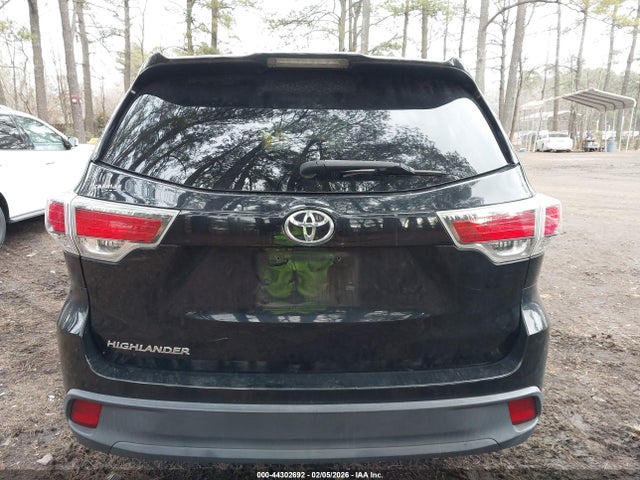 Продажа на аукционе авто 2016 Toyota Highlander Le, vin: 5TDZARFH6GS020122, номер лота: 44302692