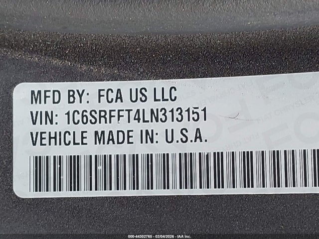 2020 RAM 1500 1C6SRFFT4LN313151 Photo 8