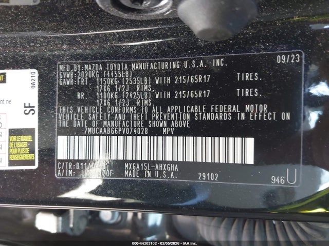 2023 TOYOTA COROLLA CROSS 7MUCAABG6PV074028 Photo 8